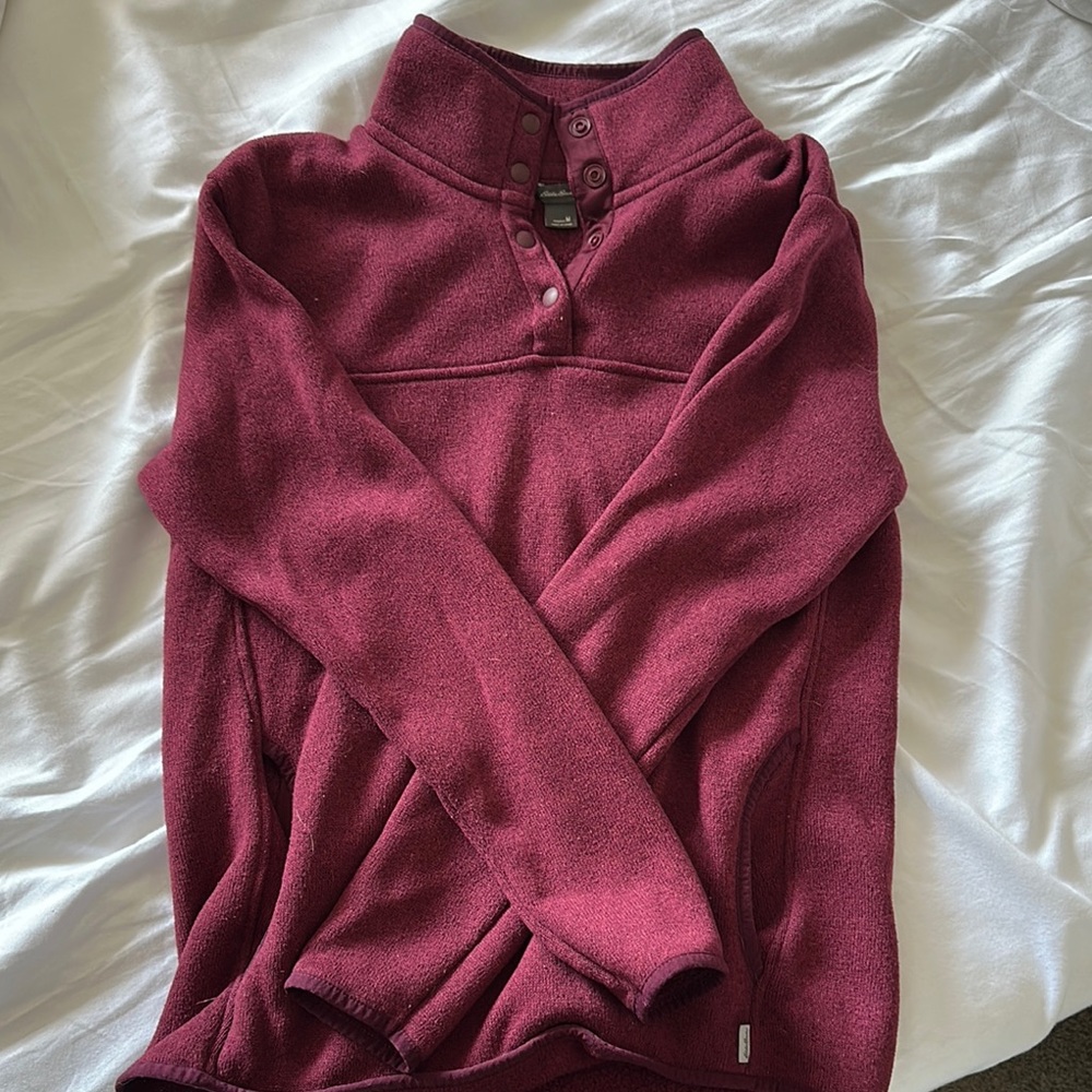 Women's Burgundy Sweater